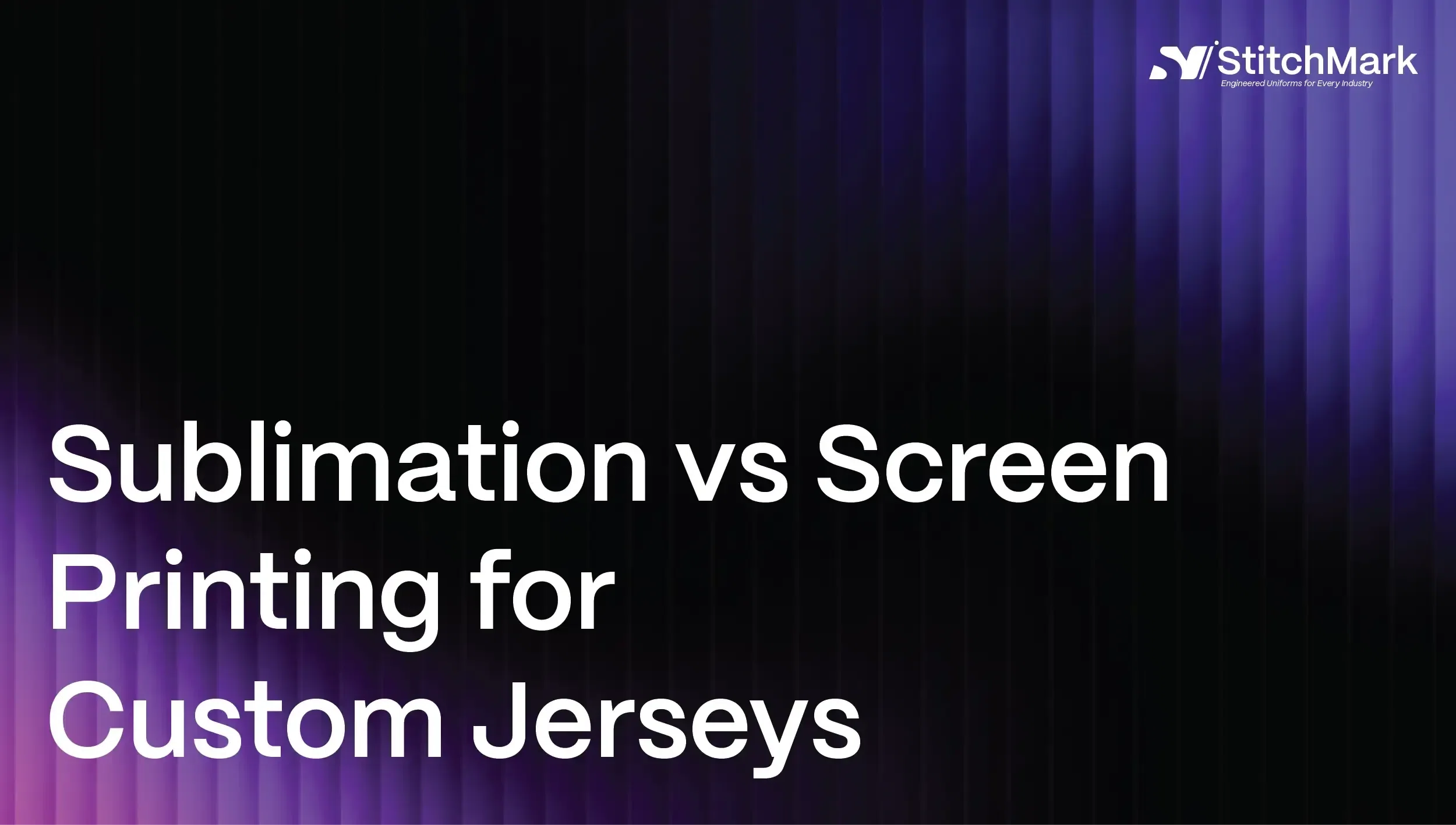 Sublimation vs Screen Printing for Custom Jerseys: Which Lasts Longer?